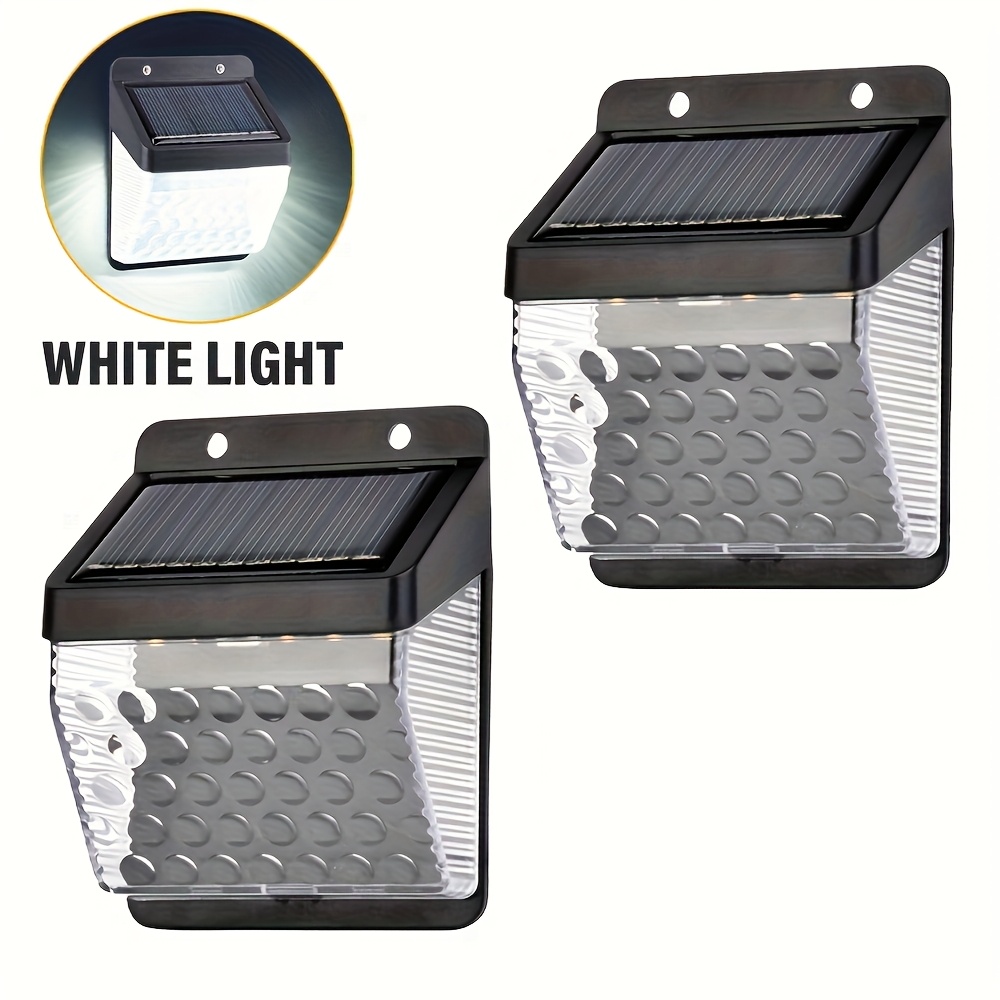Solar Street Light Led - LED-zonnelamp PIR bewegingssensor wandlamp buiten zonnelamp