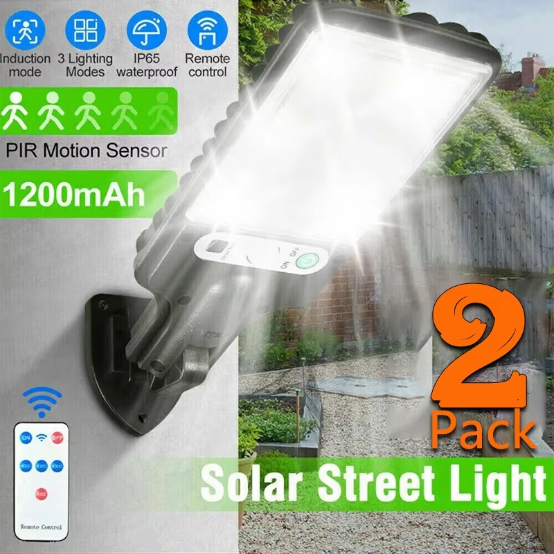 Solar Street Light Led - Buitenverlichting op zonne-energie met bewegingsmelder, 3