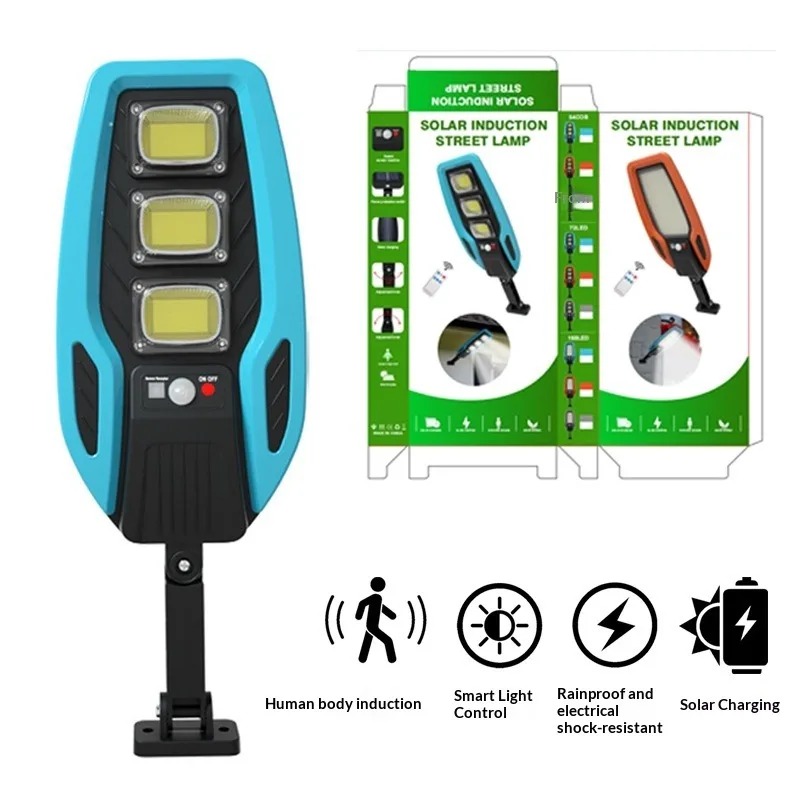 Solar Street Light Led - LED-zonneverlichting Buitentuinstraatverlichting met bewegingssensor en afstandsbediening