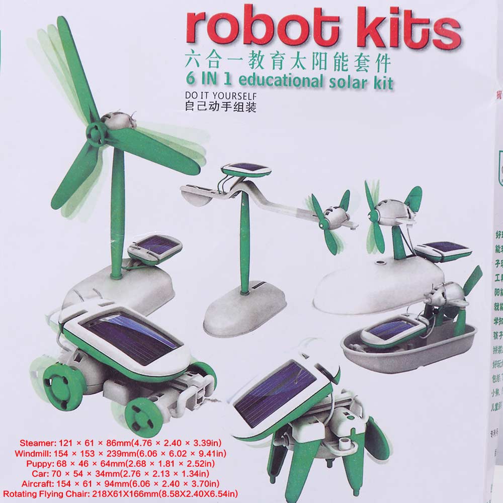 6-in-1 zonne-energie robot, du - Renewable Energy Lab recensie en prijs