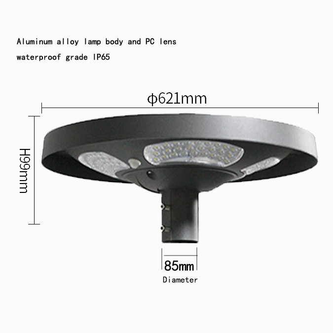 Waterdichte IP65 UFO Solar LED - Solar Street Light Led recensie en prijs